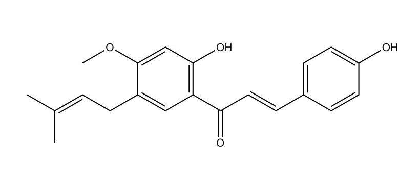 4'-O-甲基補骨脂查爾酮|20784-60-5